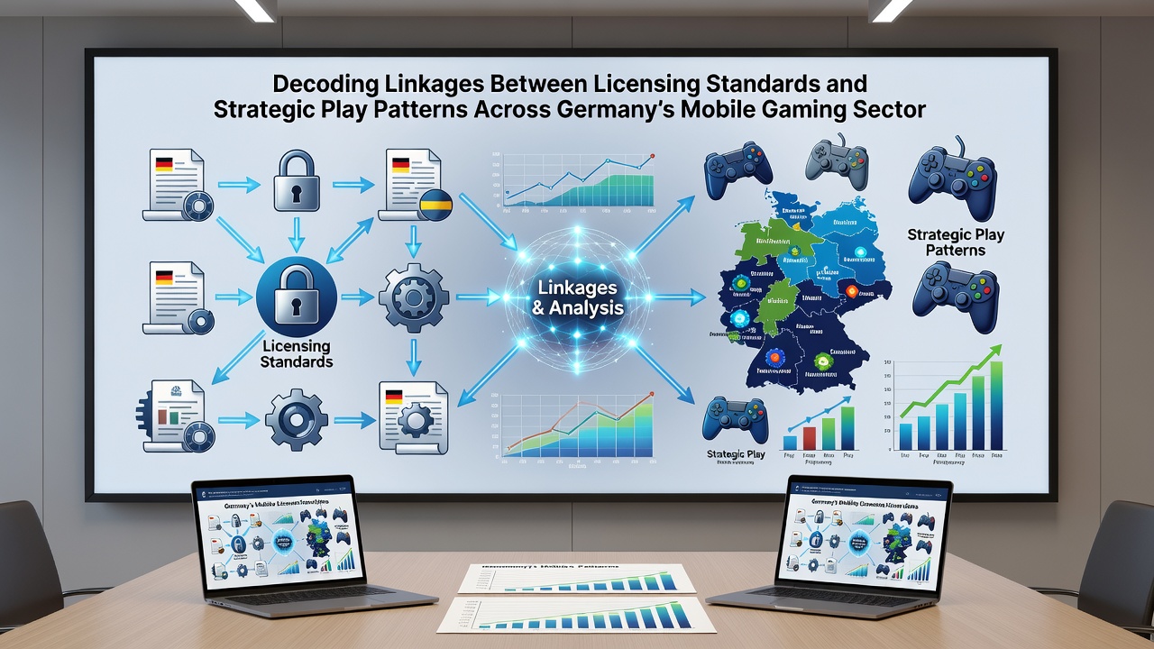 Datenvisualisierung zu Spielstrategien und Lizenzkonformität in mobilen Casinos