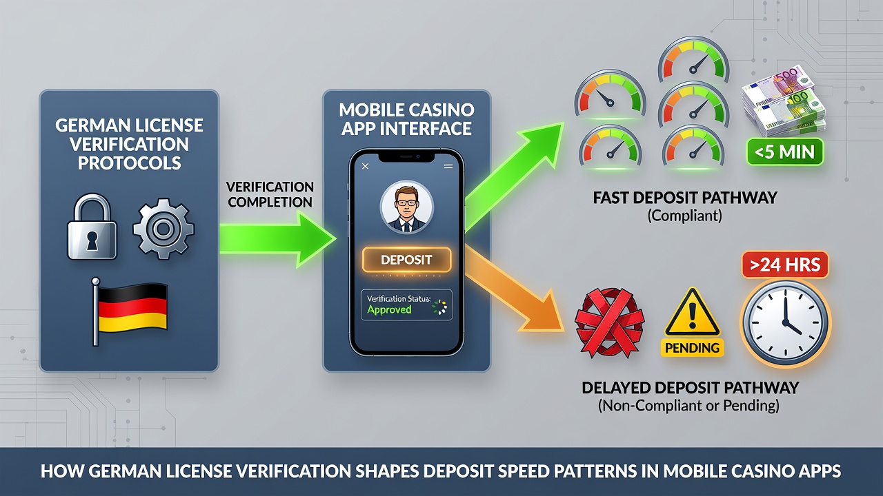 Schaubild zu technischen Verifizierungsprozessen und Einzahlungsmustern in Casino-Apps