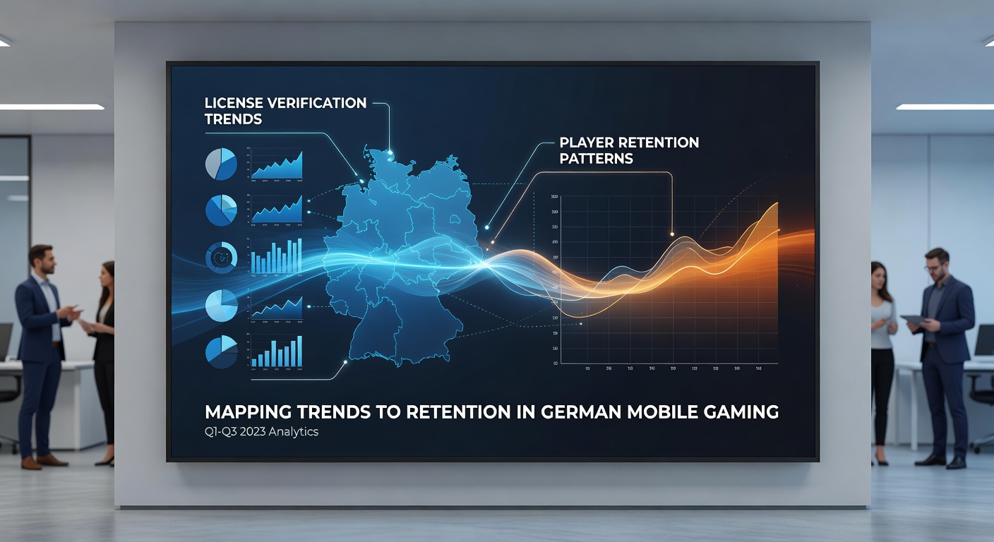Statistische Darstellung der Korrelation zwischen Lizenzprüfungen und Spielerretention in deutschen Mobile-Games 2026