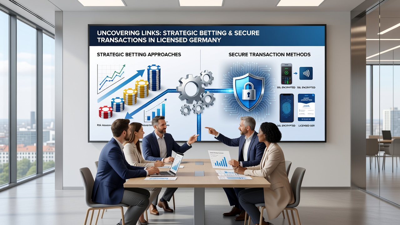 Illustration von Transaktionssicherheit und strategischen Wetten in lizenzierten Casinos